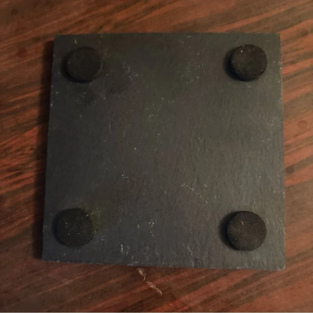 NFL Slate Coasters with Kansas City Chiefs Arrowhead Logo